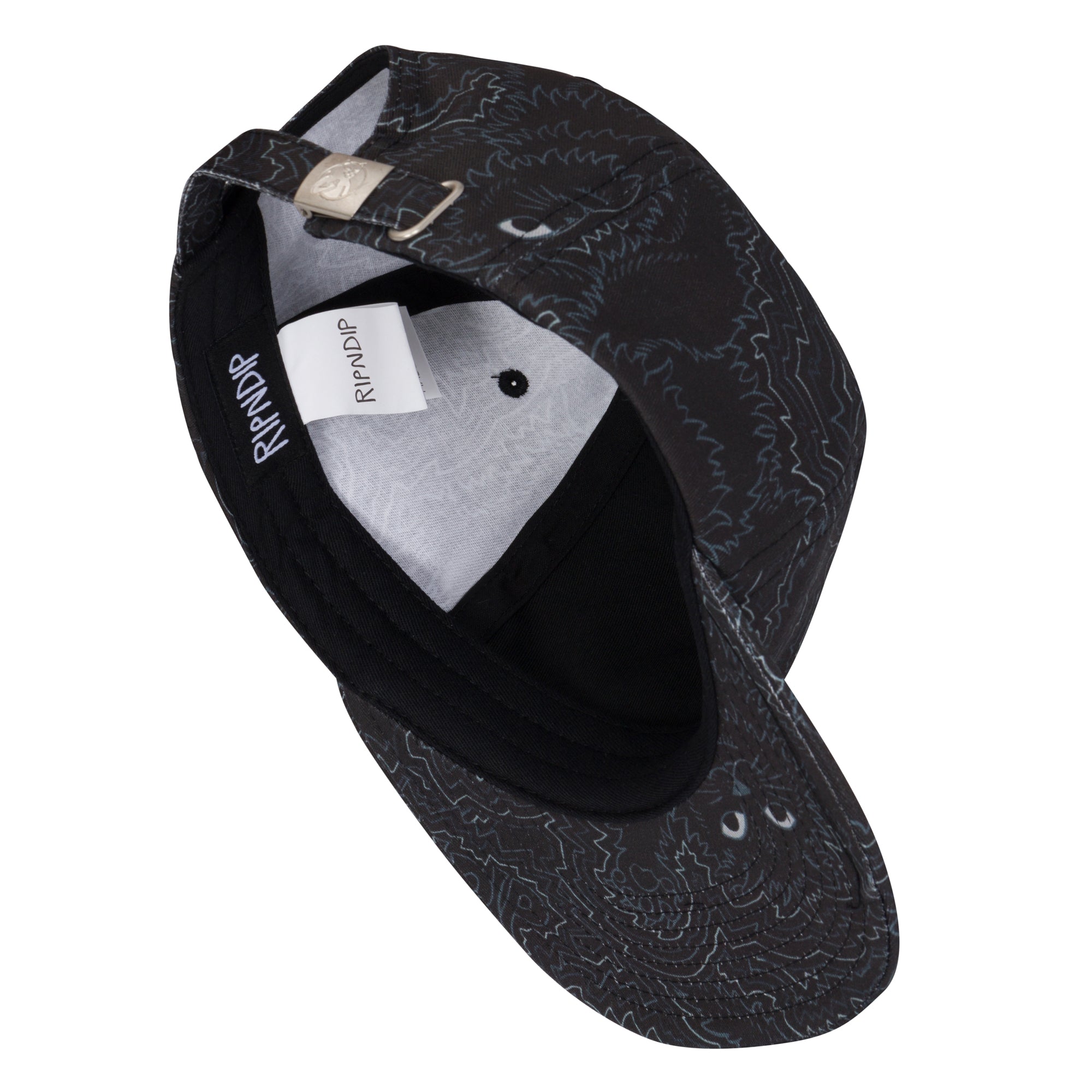 RIPNDIP Big Pussy Energy 6 Panel Hat (Black)