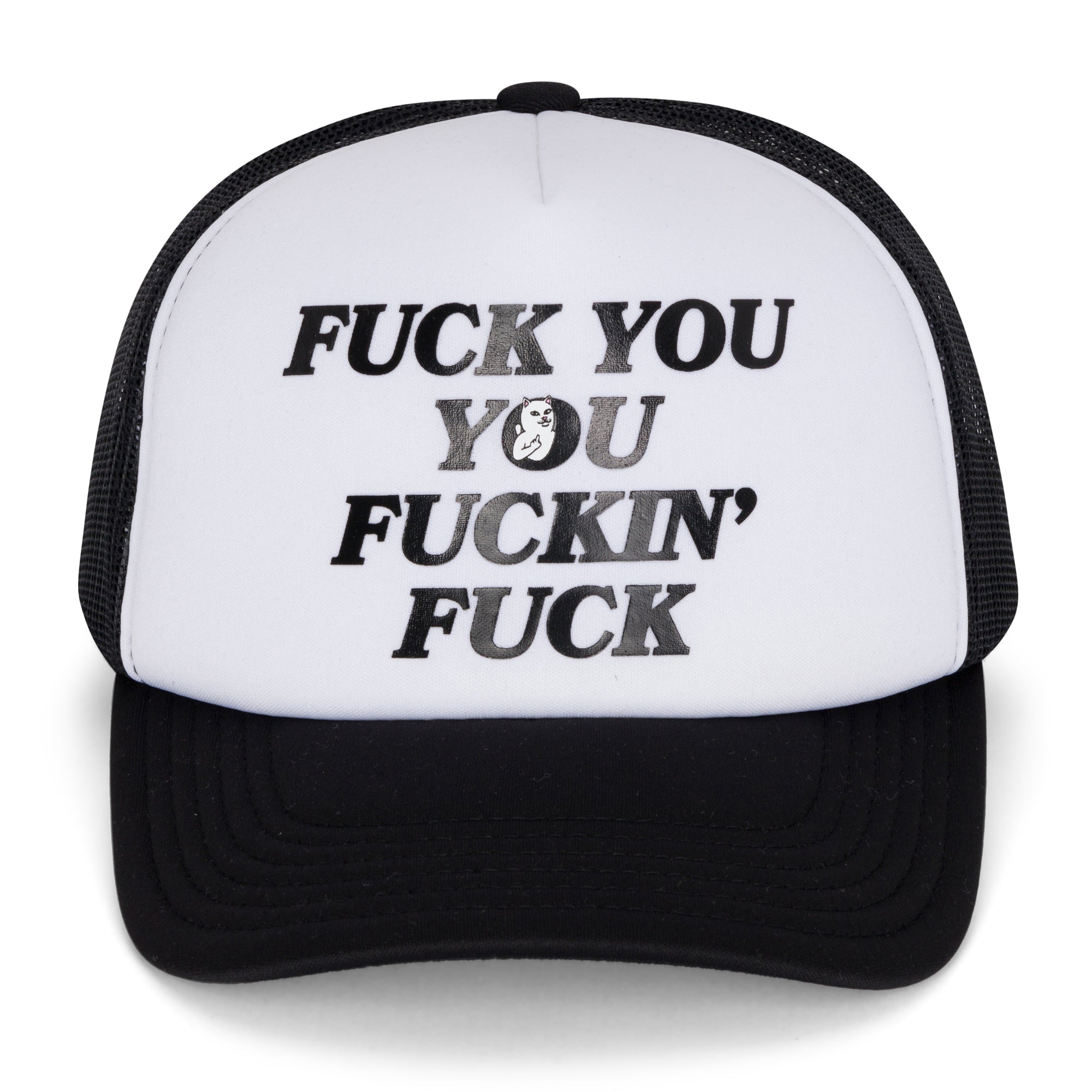 RIPNDIP Fuckin Fuck Trucker Hat (Black)
