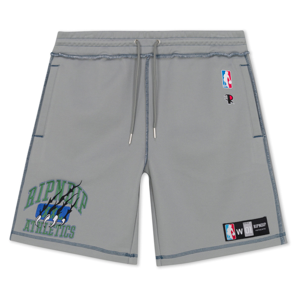RIPNDIP Ripndip Athletics Mesh Sweatshorts (Ash Heather)