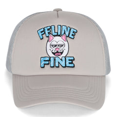 RIPNDIP Feline Fine Trucker Hat (Cream)