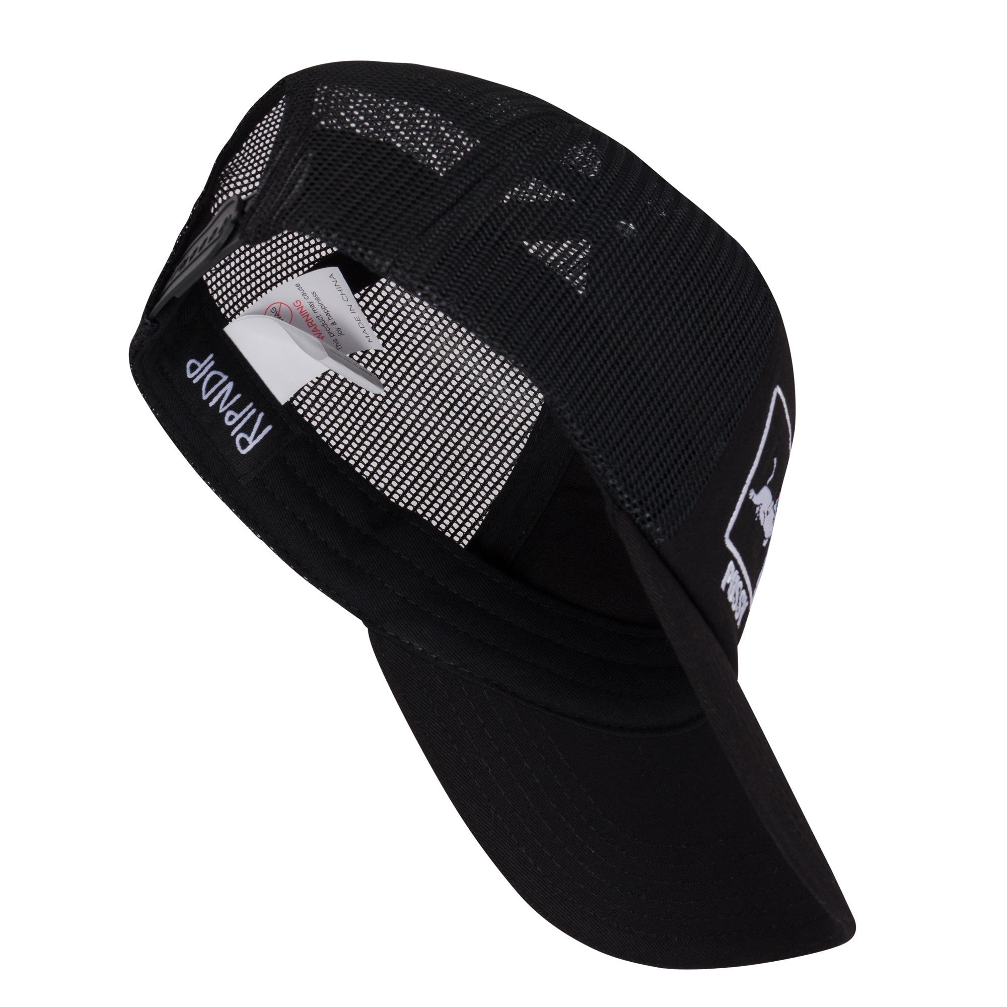 RIPNDIP Pussy Money Weed Trucker Hat (Black)