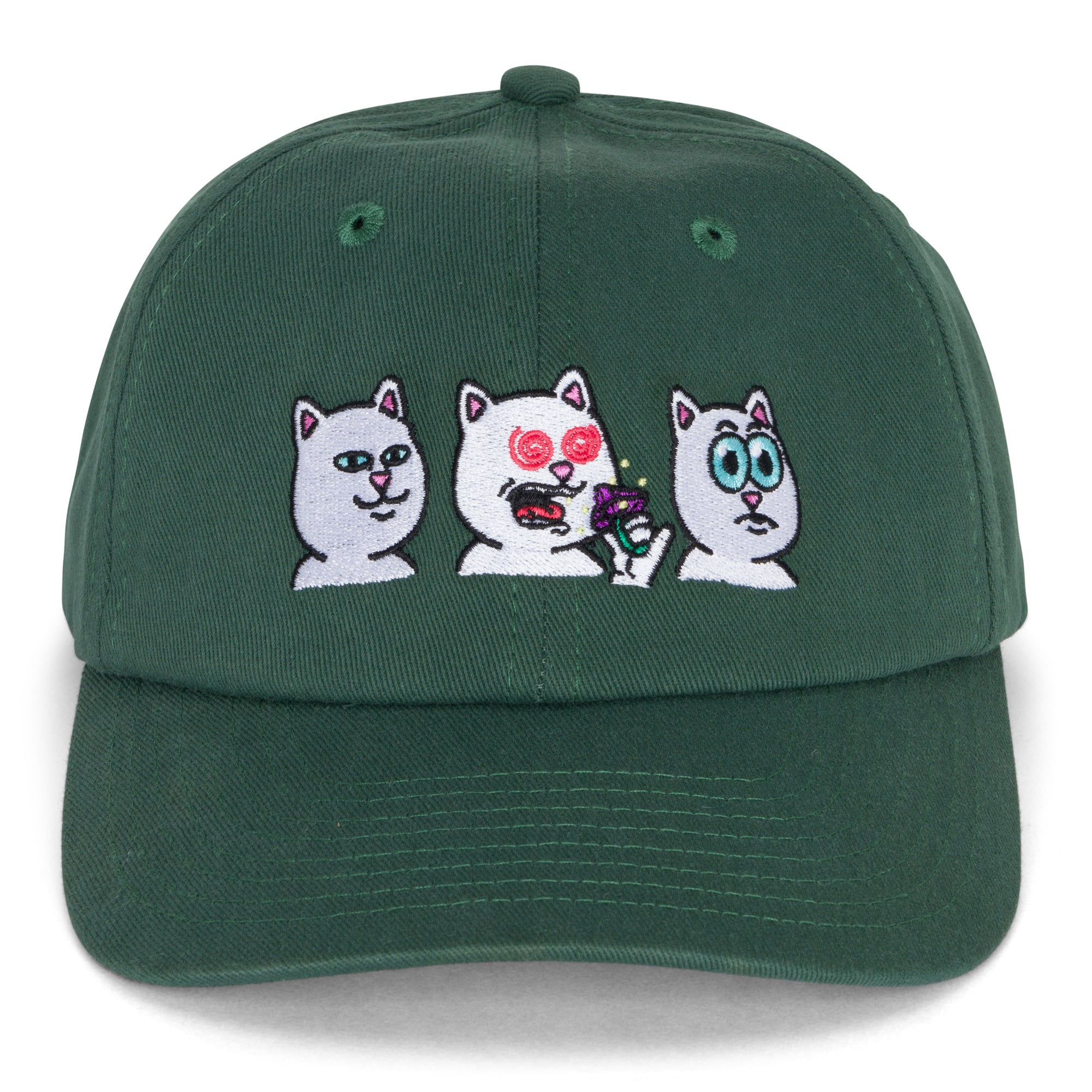 RIPNDIP Shroom Diet Dad Hat (Olive)