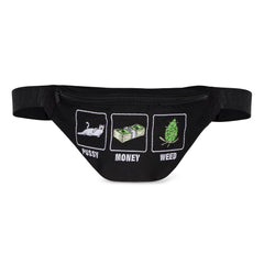 RIPNDIP Pussy Money Weed Fanny Pack (Black)