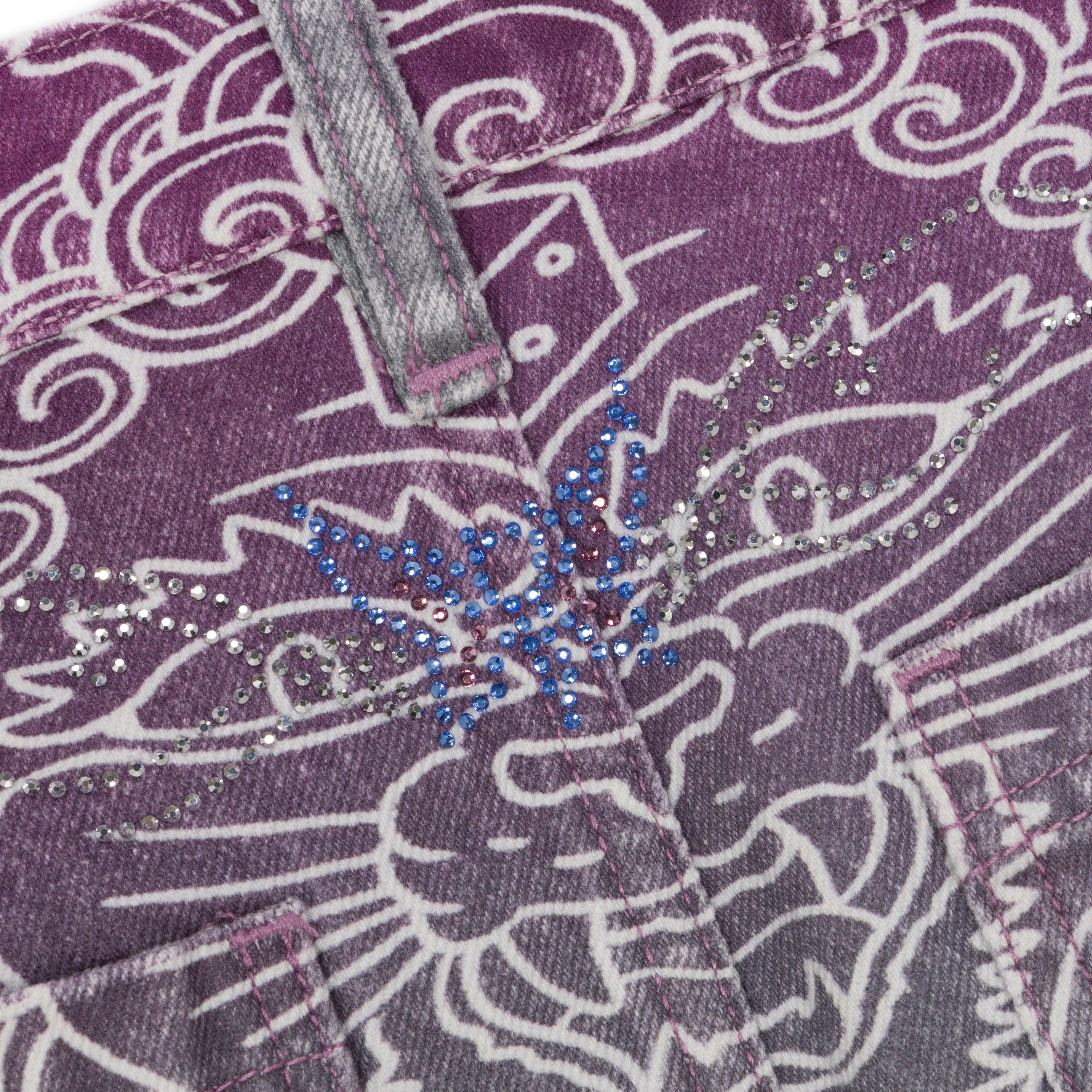 RIPNDIP Trace Denim Skirt (Multi)