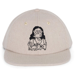 RIPNDIP Cat Lady Wool Strapback Hat (Charcoal)