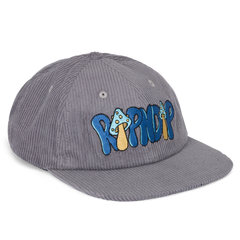 RIPNDIP Toadstool Corduroy Velcro 6 Panel Hat (Grey)