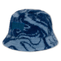 RIPNDIP Psychedelic Faux Mohair Bucket Hat (Dark Slate)