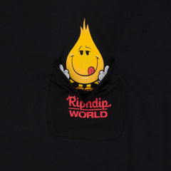 RIPNDIP F U Flameboy Pocket Tee (Vintage Black)