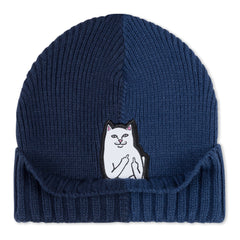 RIPNDIP Lord Nermal Split Beanie (Navy/Slate)