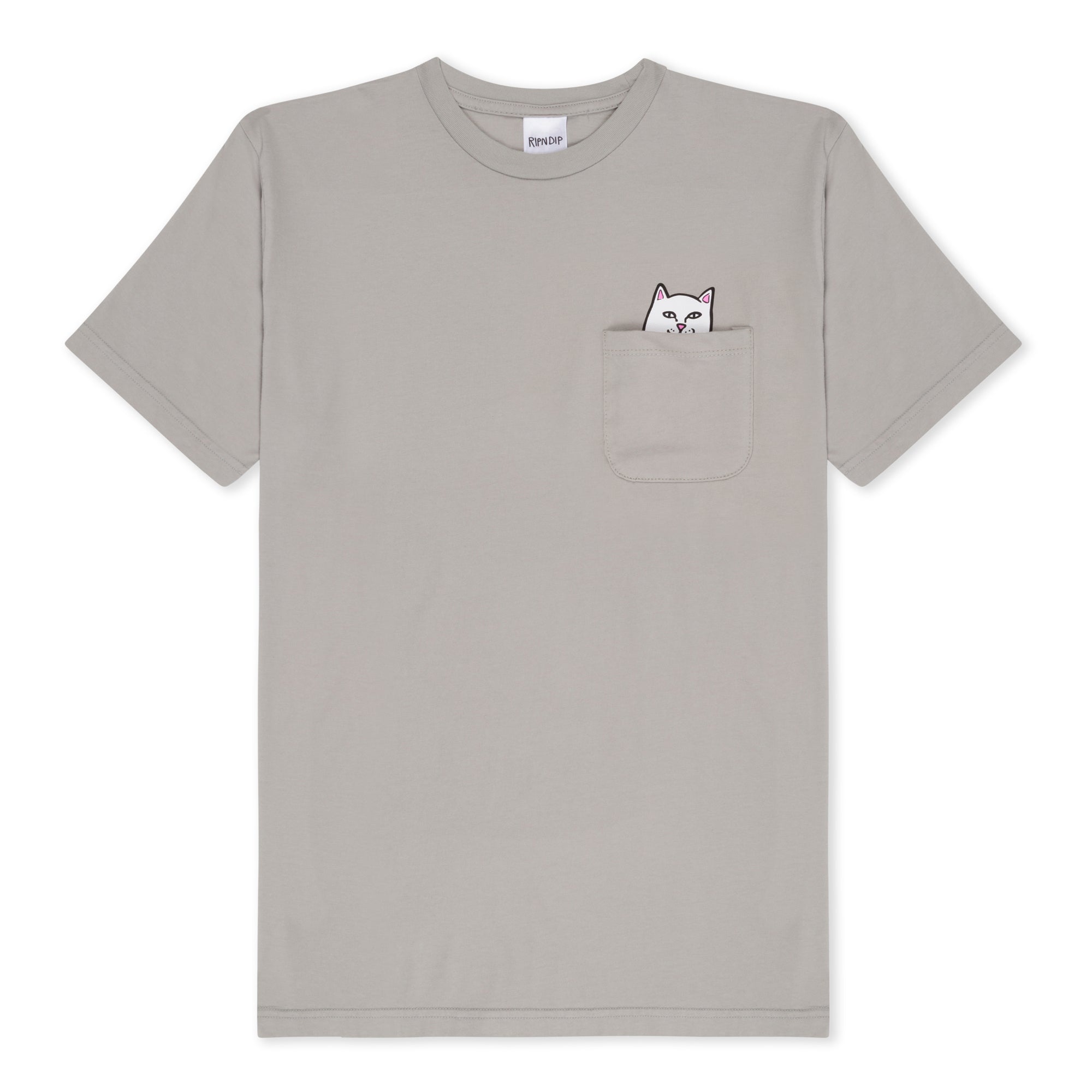 RIPNDIP Lord Nermal Peace Pocket Tee (Grey)
