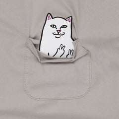 RIPNDIP Lord Nermal Peace Pocket Tee (Grey)