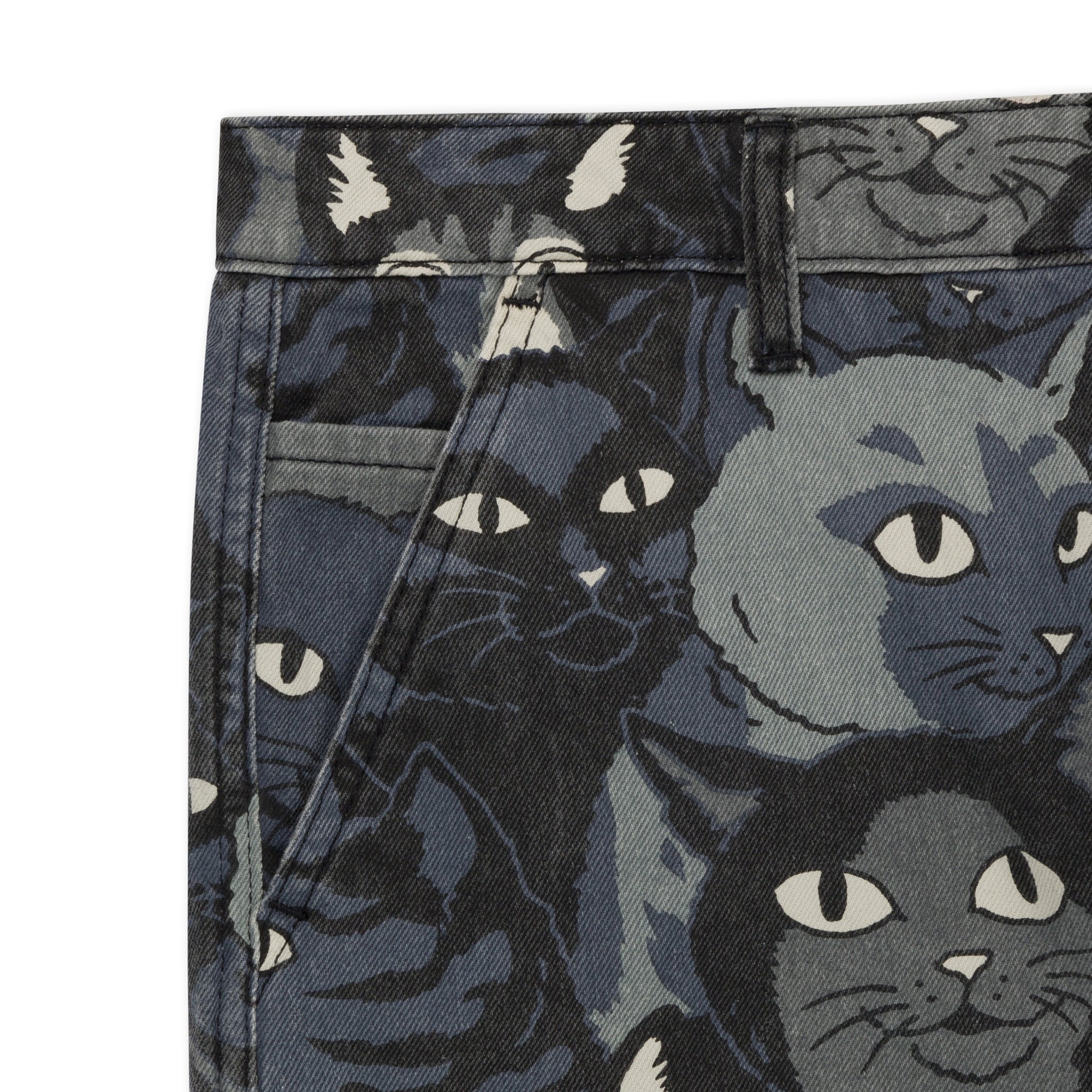 RIPNDIP Family Tree Denim Pants (Black)