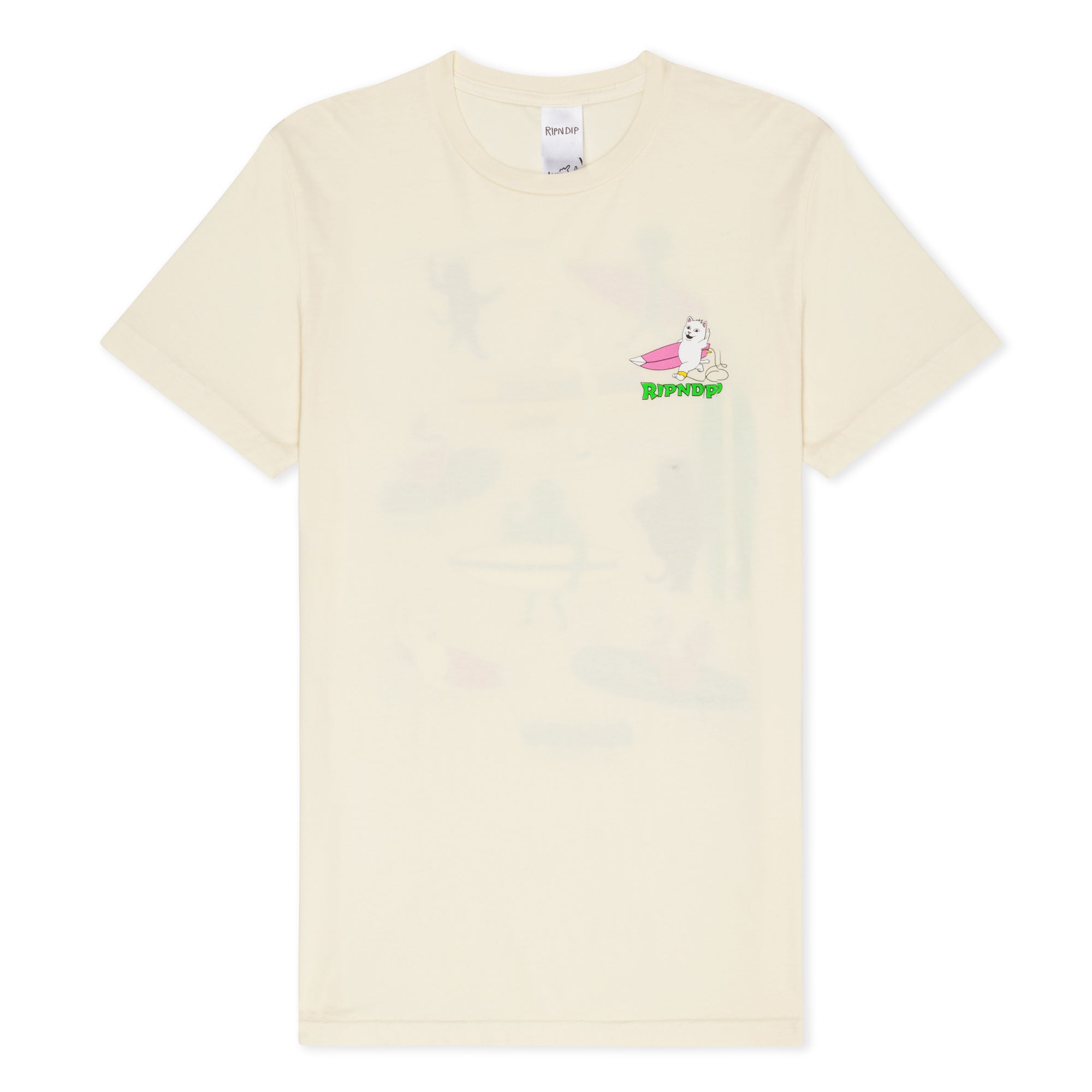 378610 Everybody Surfs Tee (Natural)