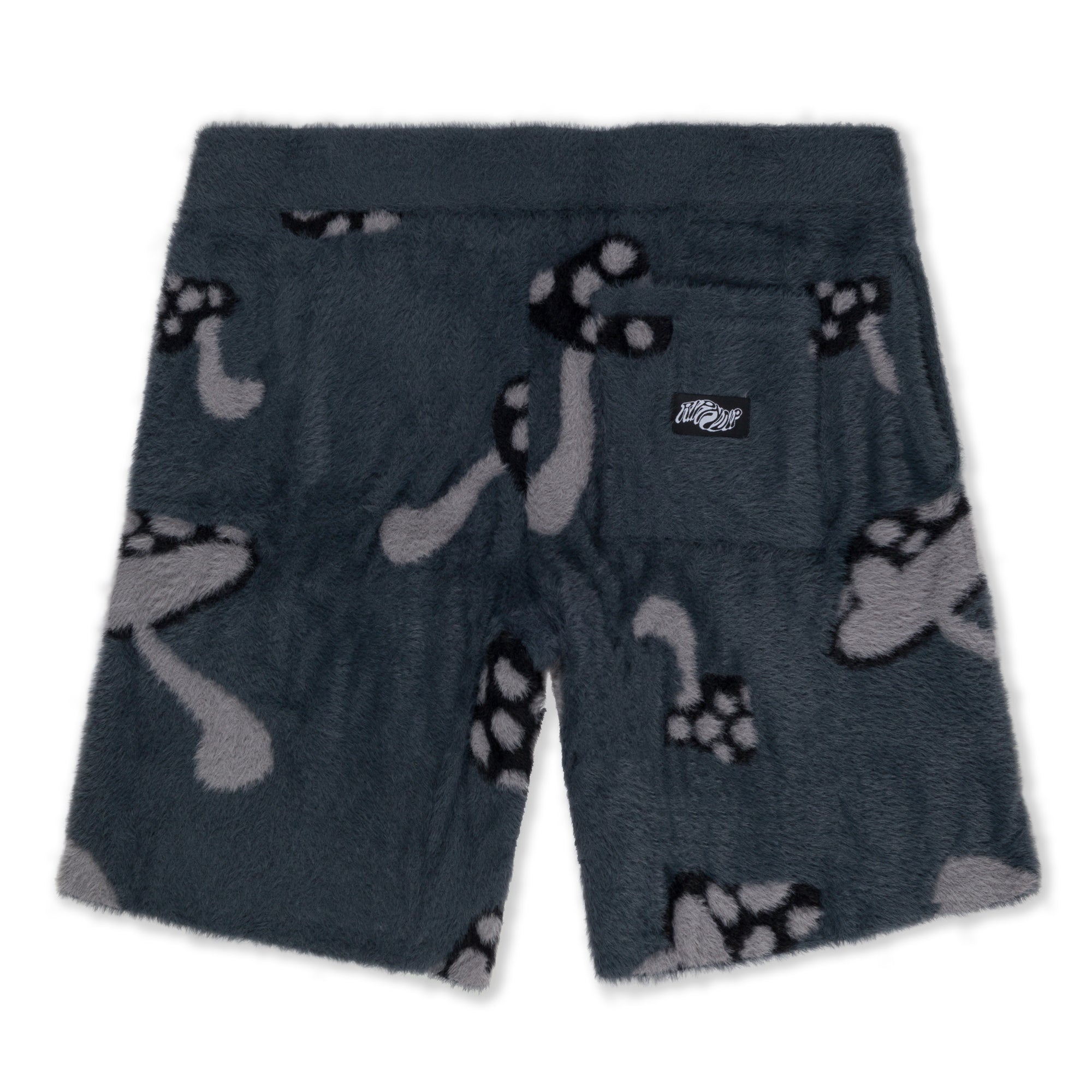RIPNDIP Euphoria Faux Mohair Knit Shorts (Grey)