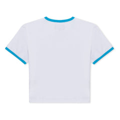 RIPNDIP Digital Dream Cropped Ringer Tee (White/Blue)