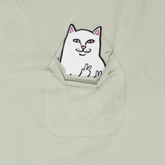 RIPNDIP Lord Nermal Peace Cropped Pocket Tee (Sage)