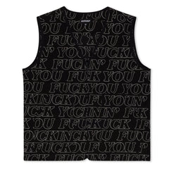 RIPNDIP Fuckin Fuck Quilted Vest (Black)