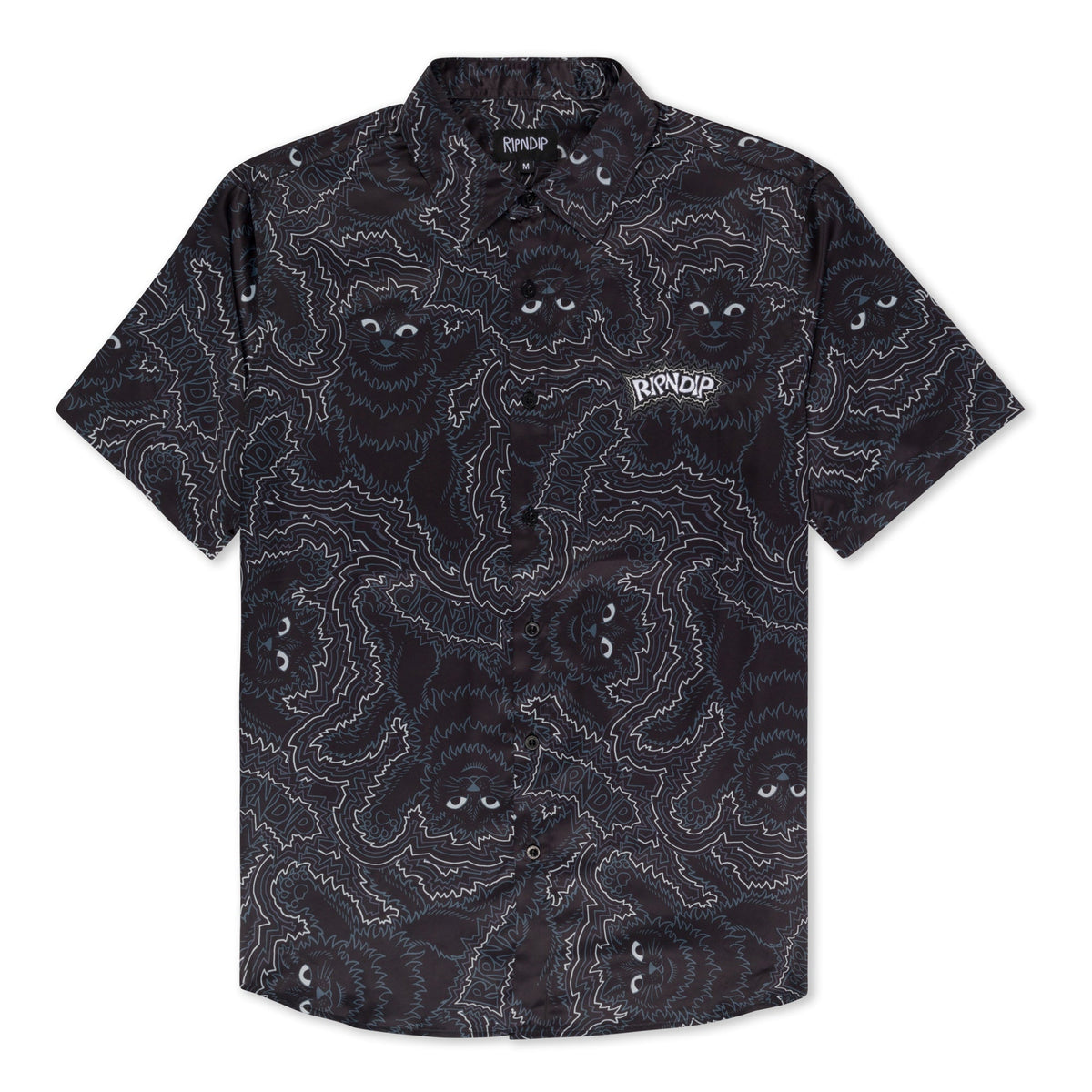 RIPNDIP Big Pussy Energy Button Up (Black)