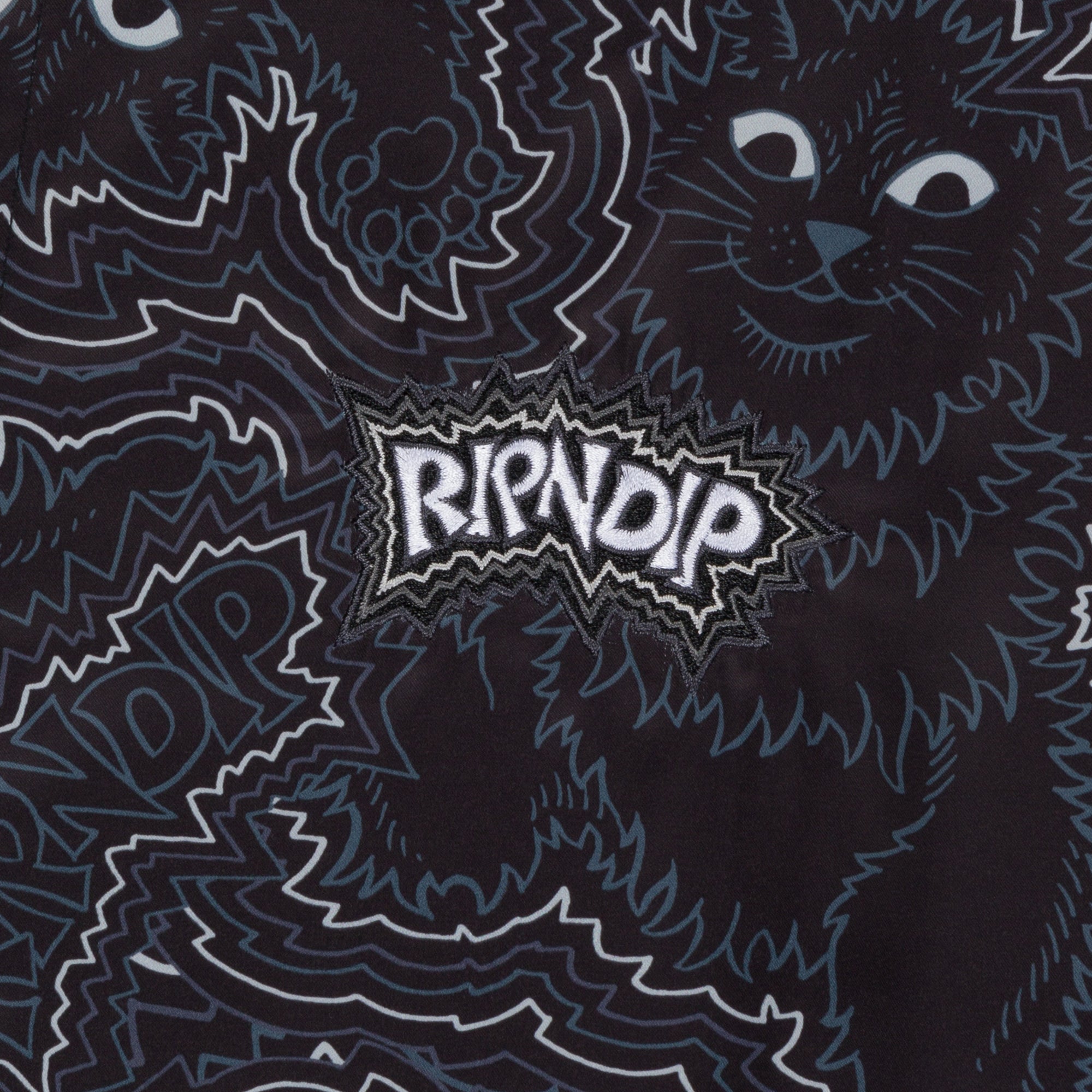 RIPNDIP Big Pussy Energy Button Up (Black)