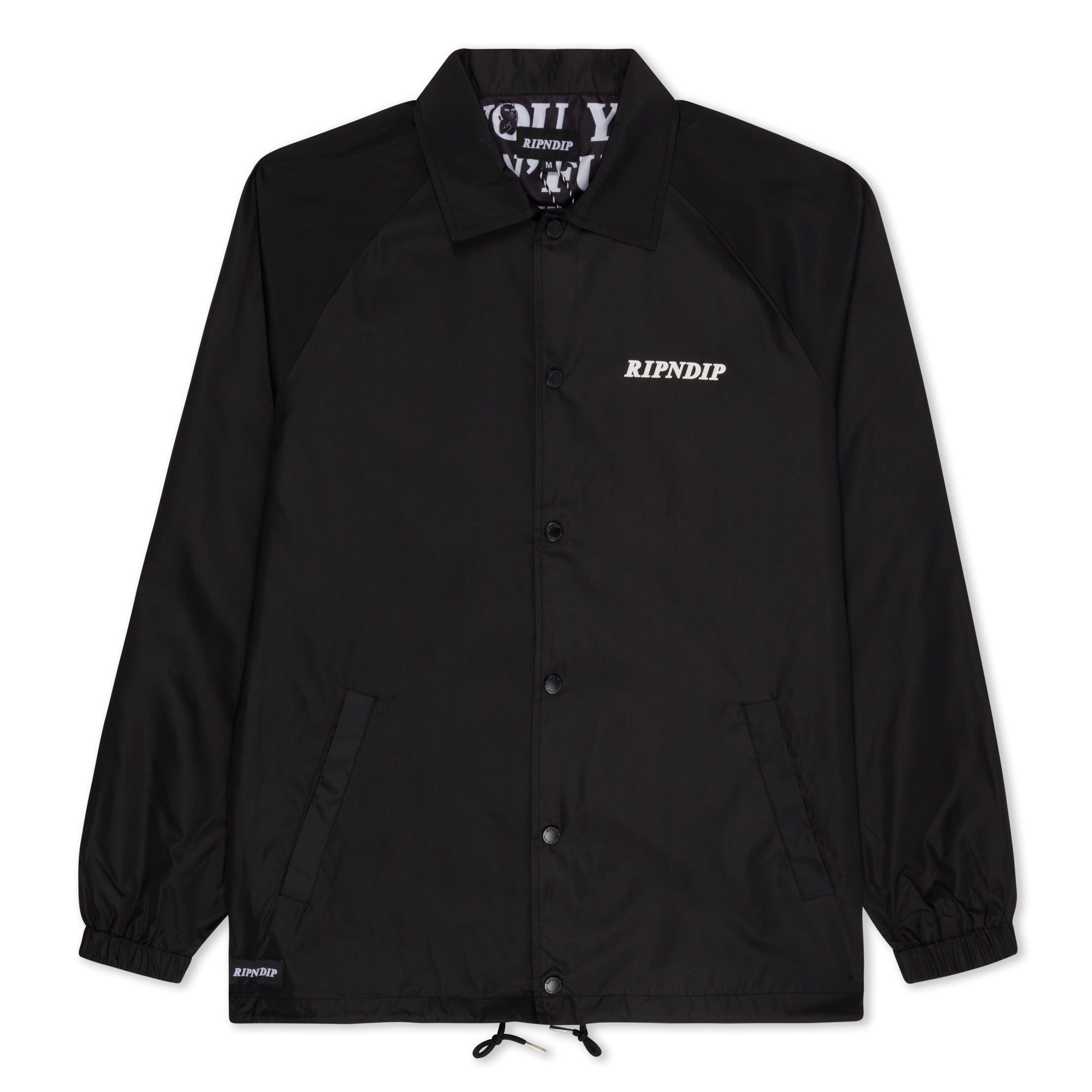 RIPNDIP Fuckin Fuck Coaches Jacket (Black)