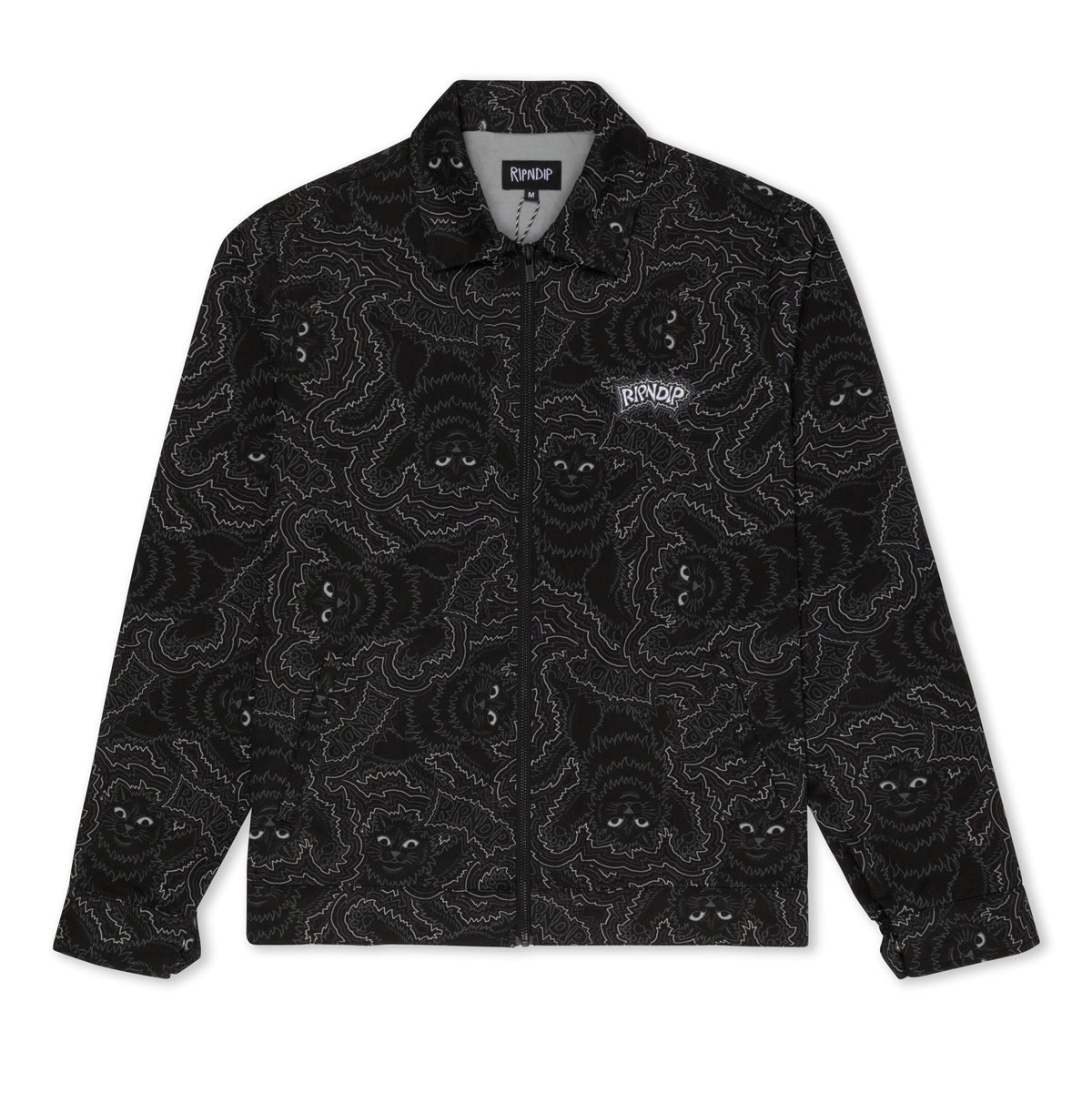 RIPNDIP Big Pussy Energy Work Jacket (Black)