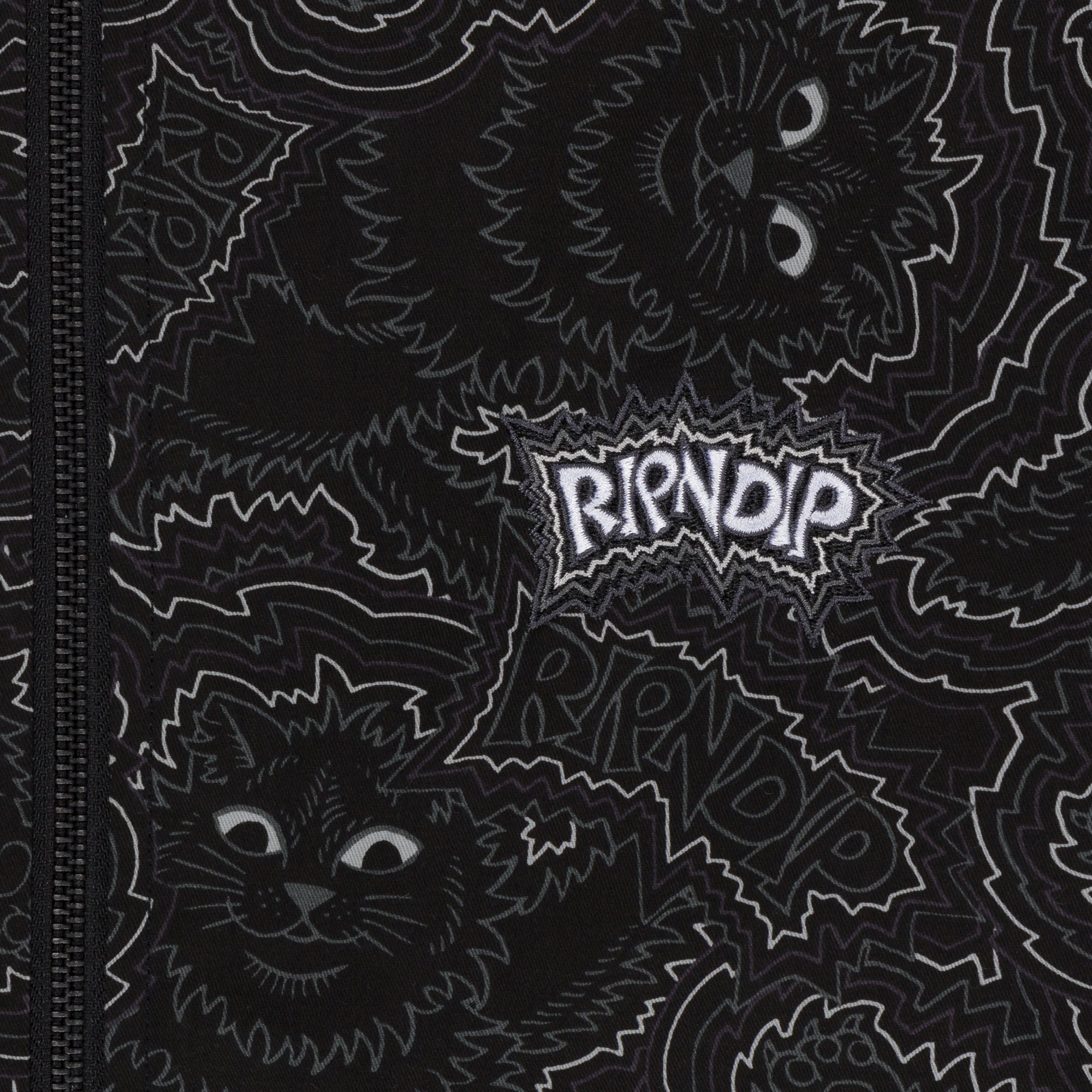 RIPNDIP Big Pussy Energy Work Jacket (Black)