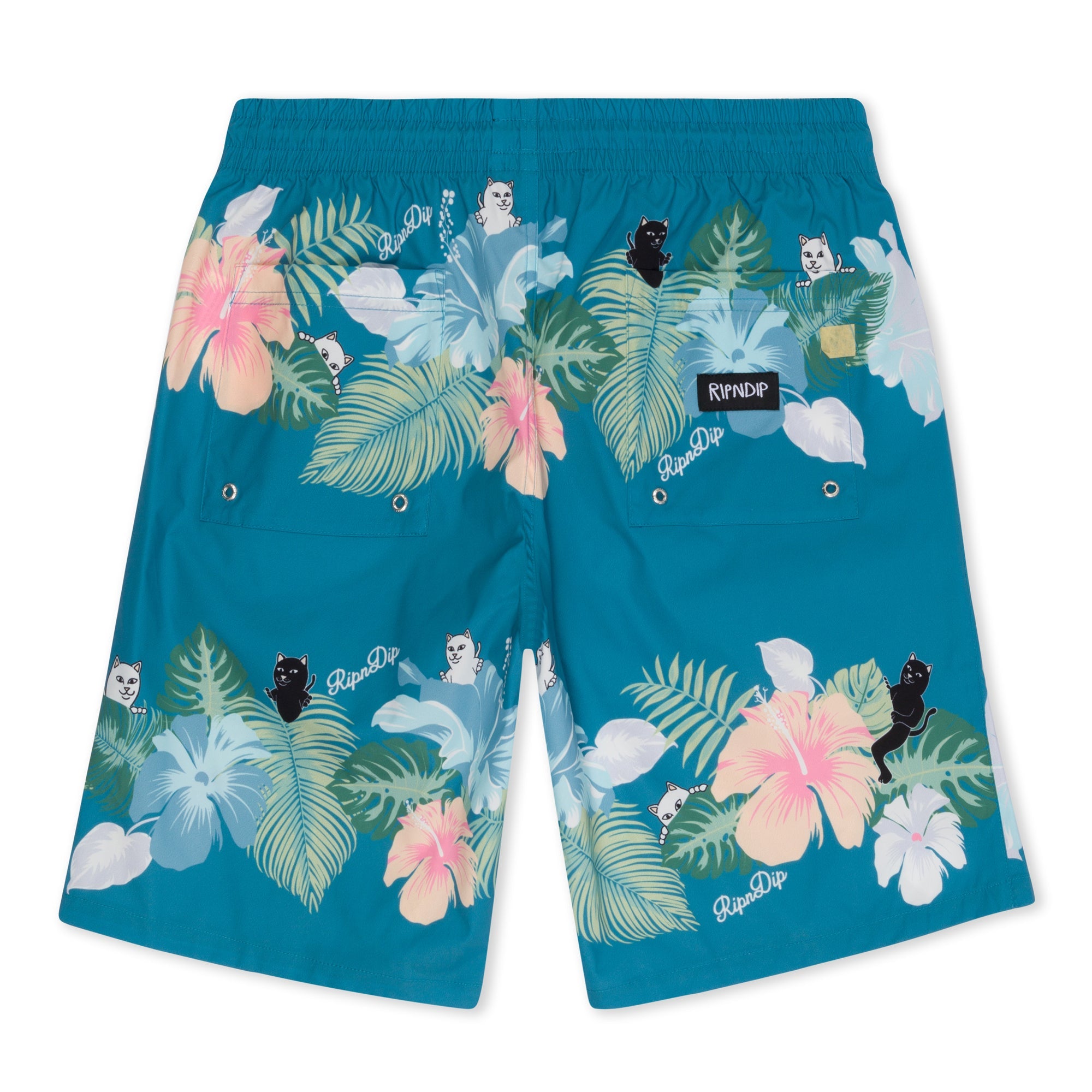 RIPNDIP Pablo Swim Shorts (Misty Blue)