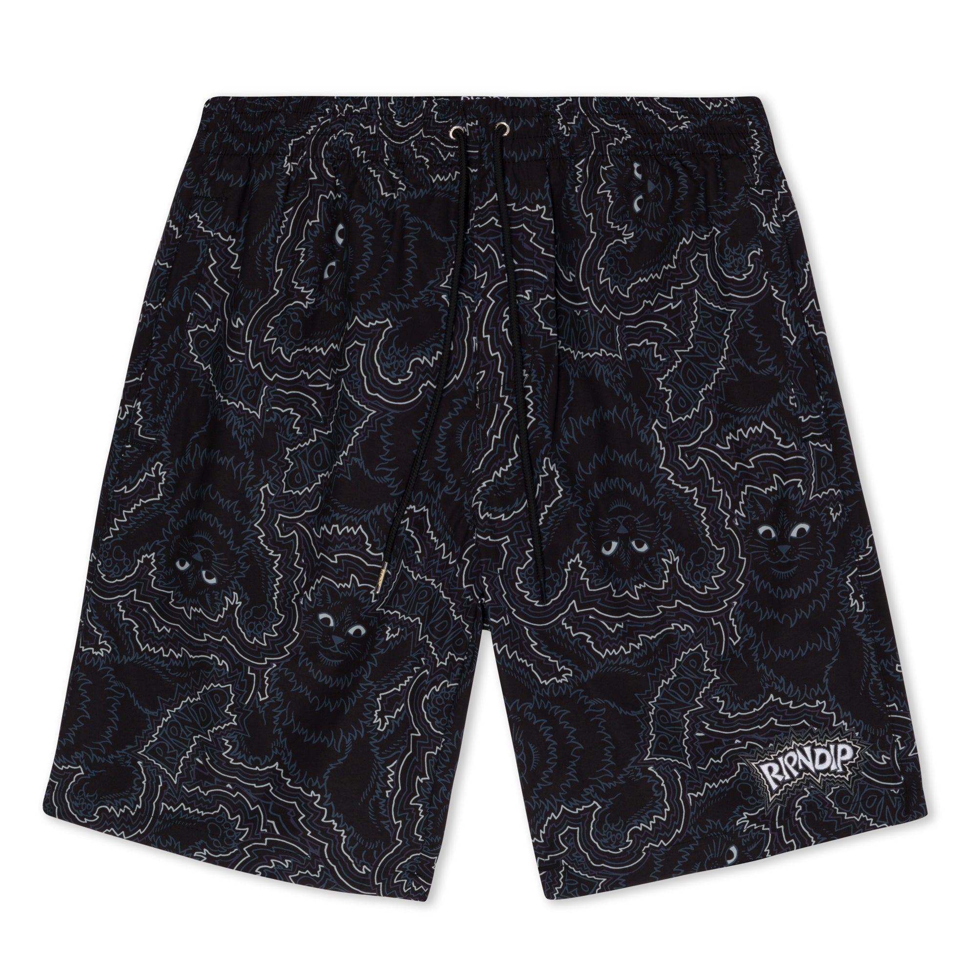 RIPNDIP Big Pussy Energy Swim Shorts (Black)