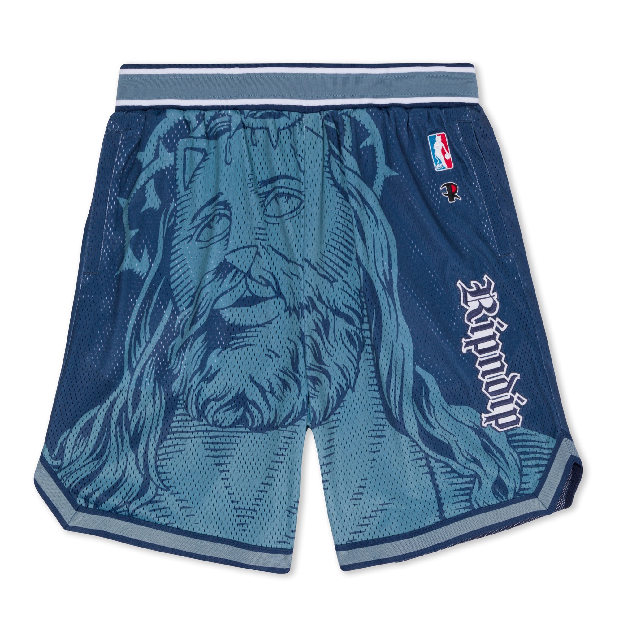 RIPNDIP Lord Savior Nerm Basketball Shorts (Navy)
