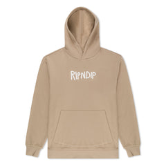 RIPNDIP Ripndip Rubber Logo Hoodie (Sand)