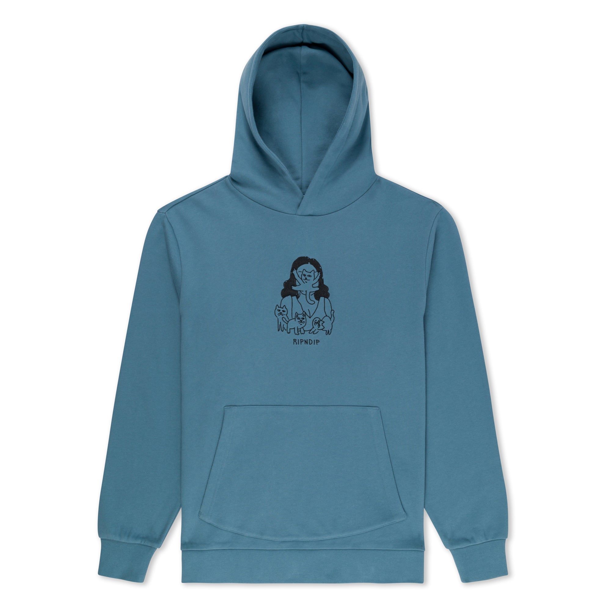 RIPNDIP Cat Lady Hoodie (Slate)
