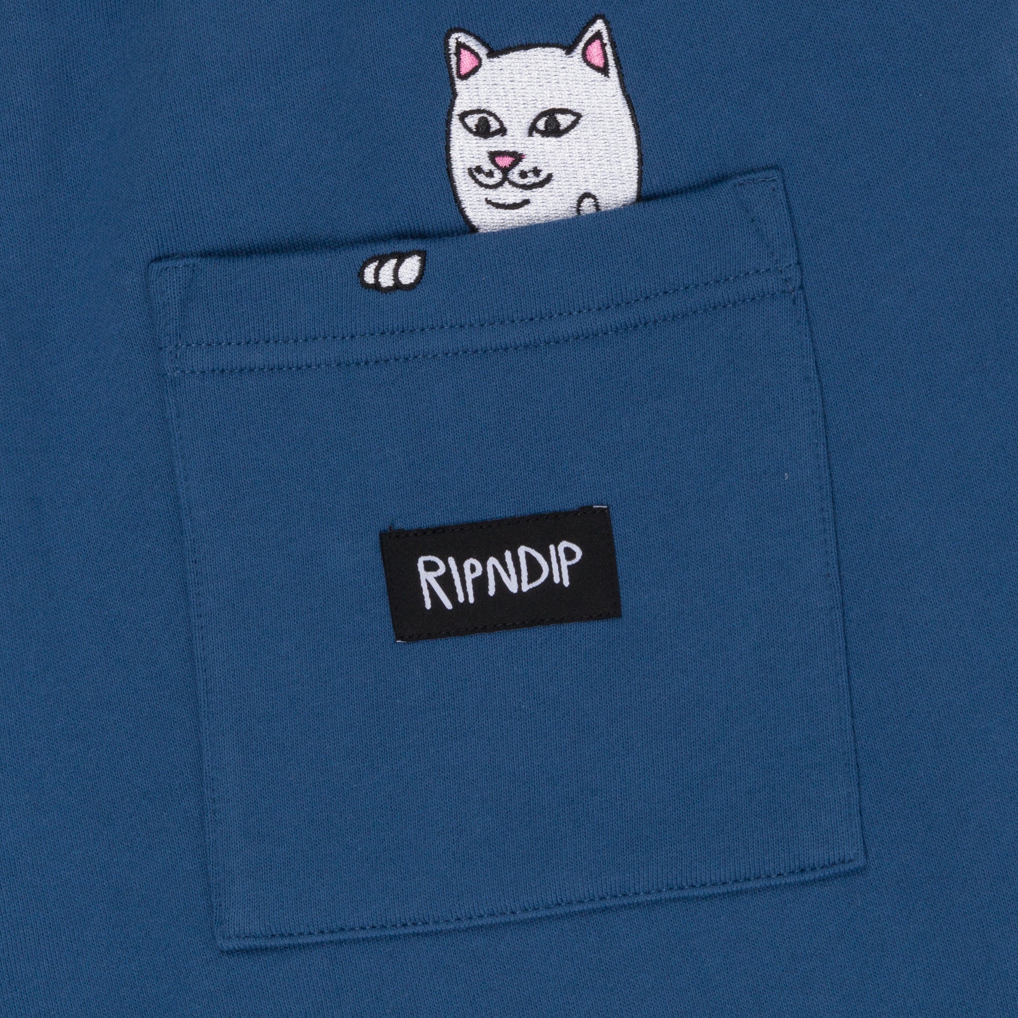 RIPNDIP Peek A Nerm Sweatshorts (Pacific Blue)
