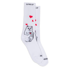 RIPNDIP Nermal Loves Socks (White)