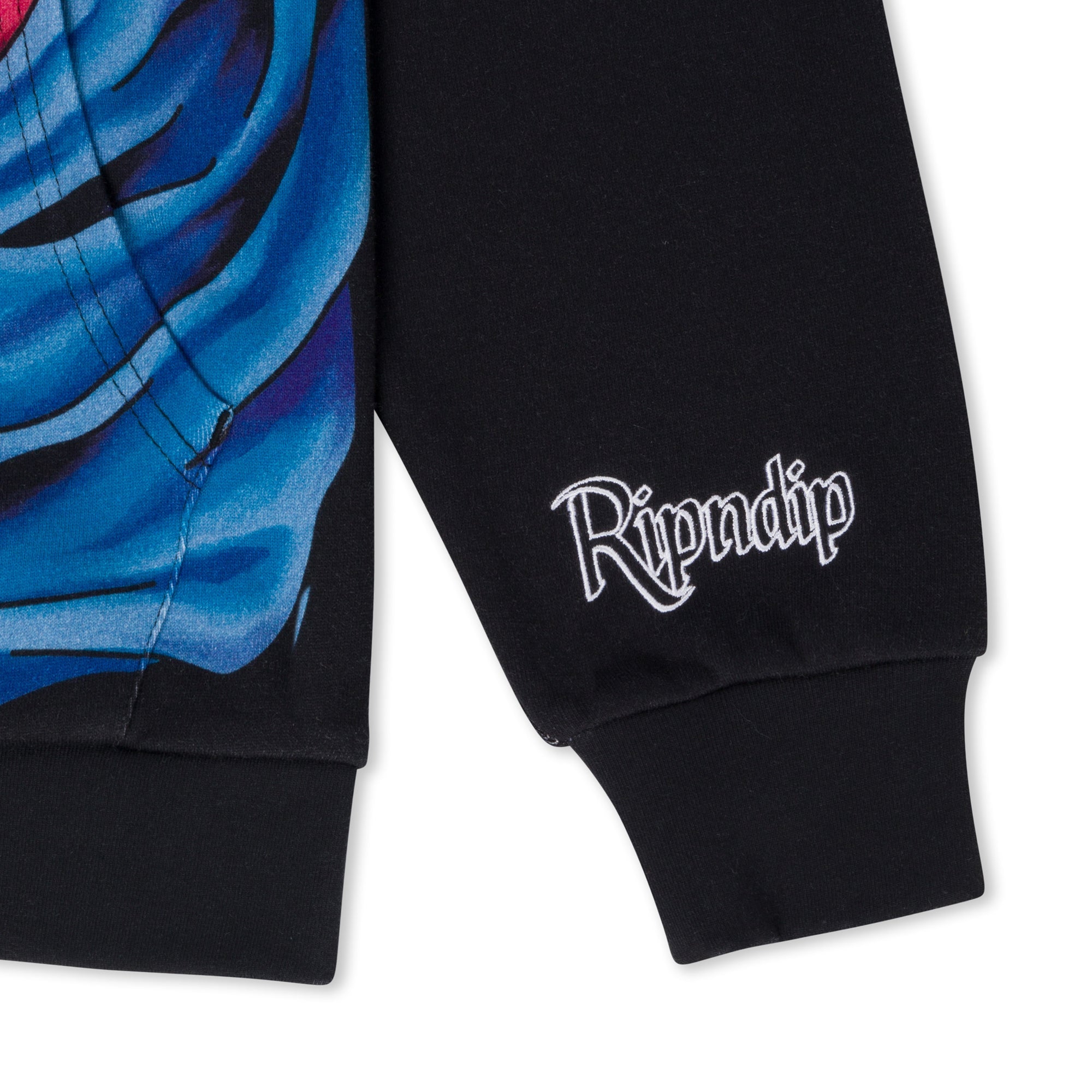 RIPNDIP Mother Mary Full Zip Hoodie (Black)