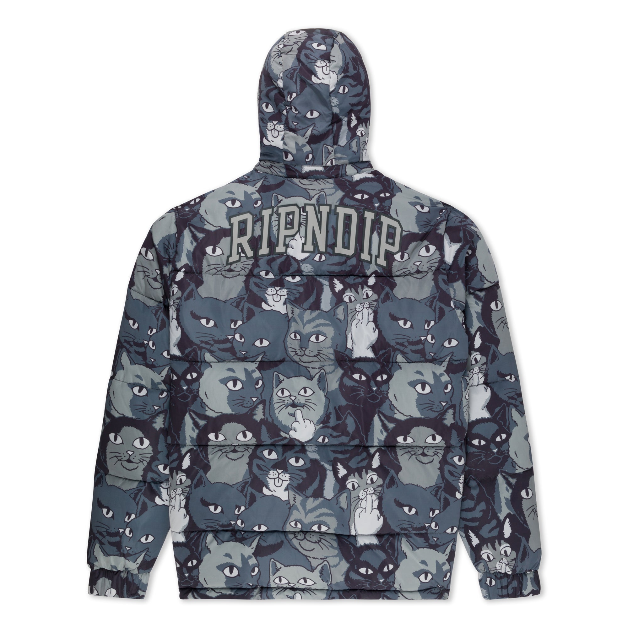 RIPNDIP Family Tree Puffer Jacket (Black)