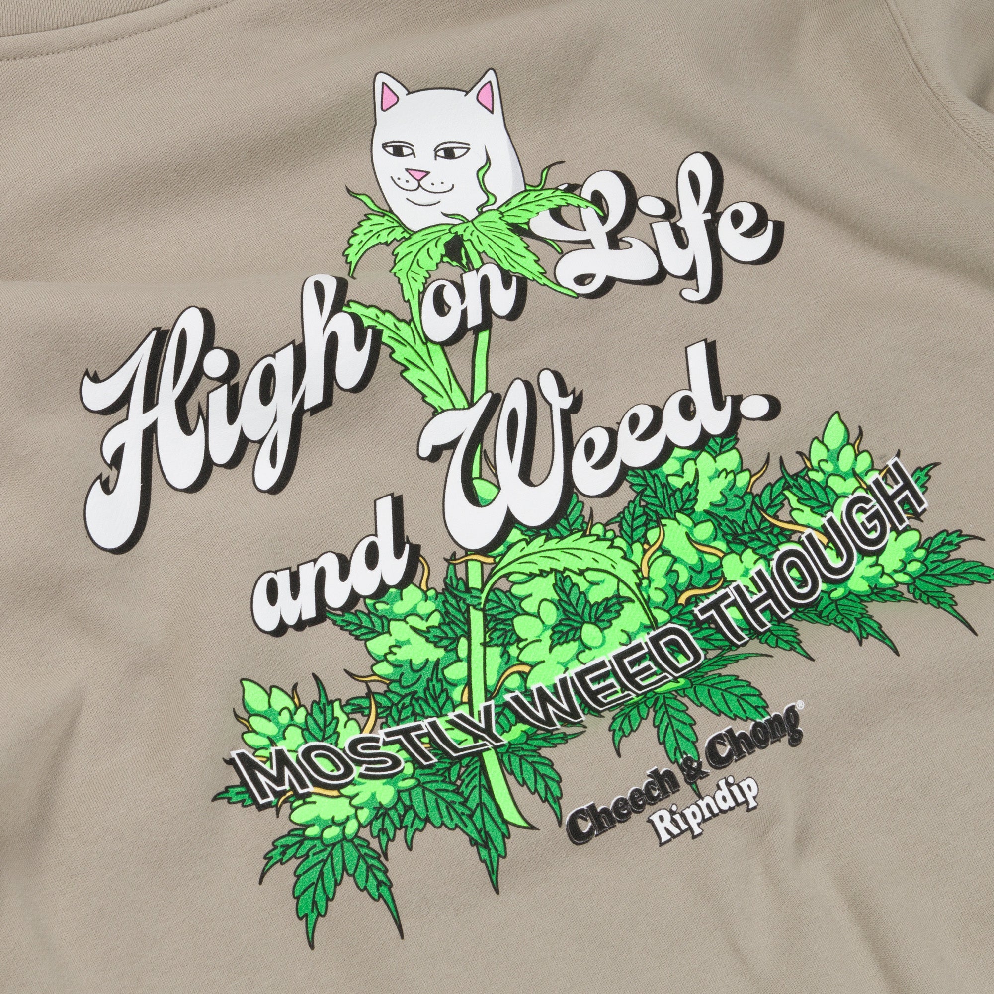 RIPNDIP High On Life 420 Hoodie (Cement)