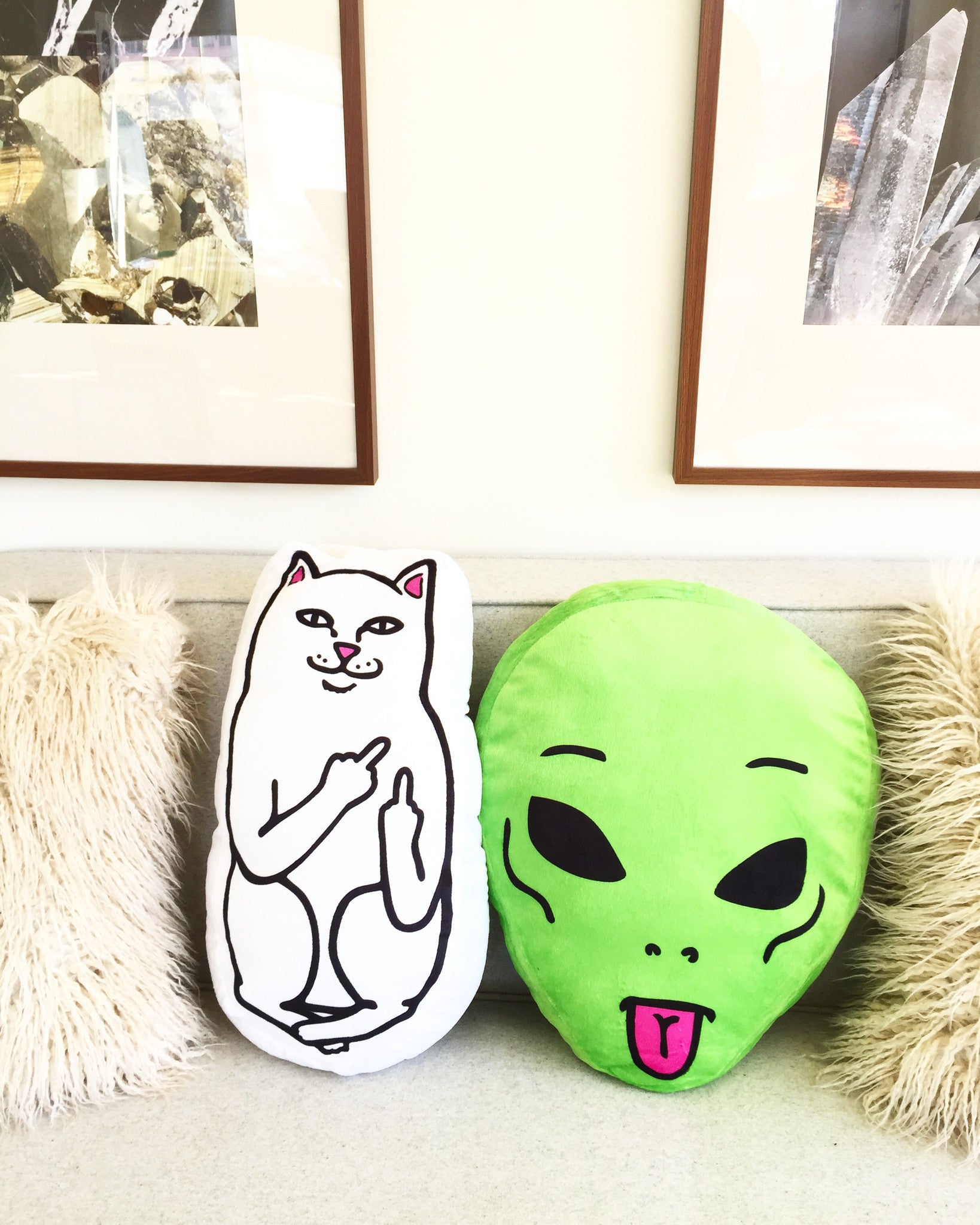 RipNDip Lord Nermal Pillow