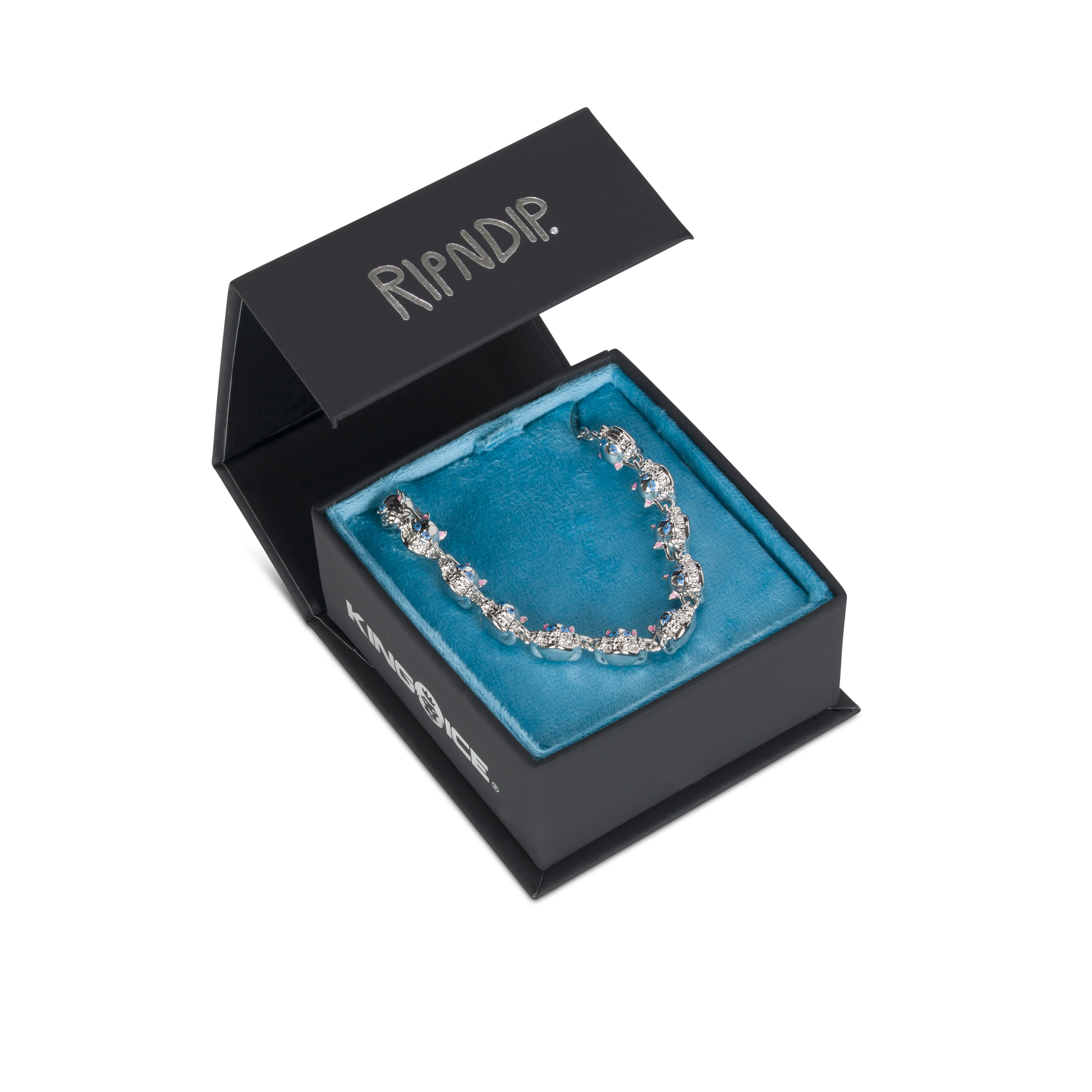 RIPNDIP Ripndip x King Ice Bracelet (Silver)