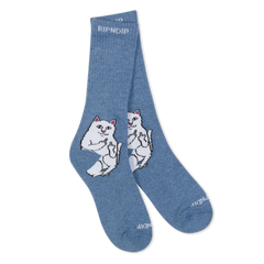 RIPNDIP Lord Nermal Socks (Slate Heather)