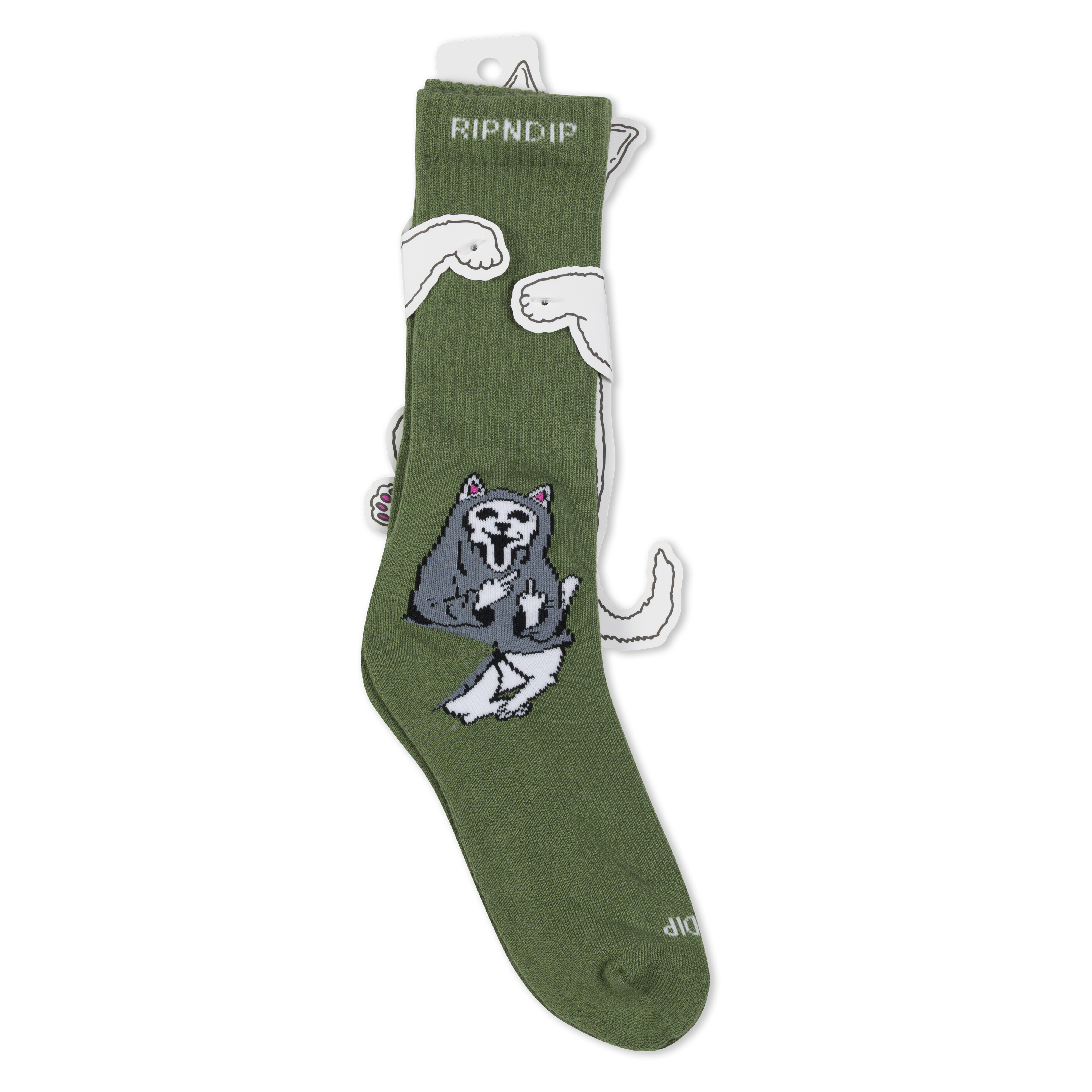 RIPNDIP Trick Or Treat Socks (Dusty Forest)