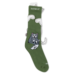 RIPNDIP Trick Or Treat Socks (Dusty Forest)