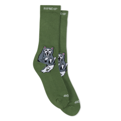 RIPNDIP Trick Or Treat Socks (Dusty Forest)