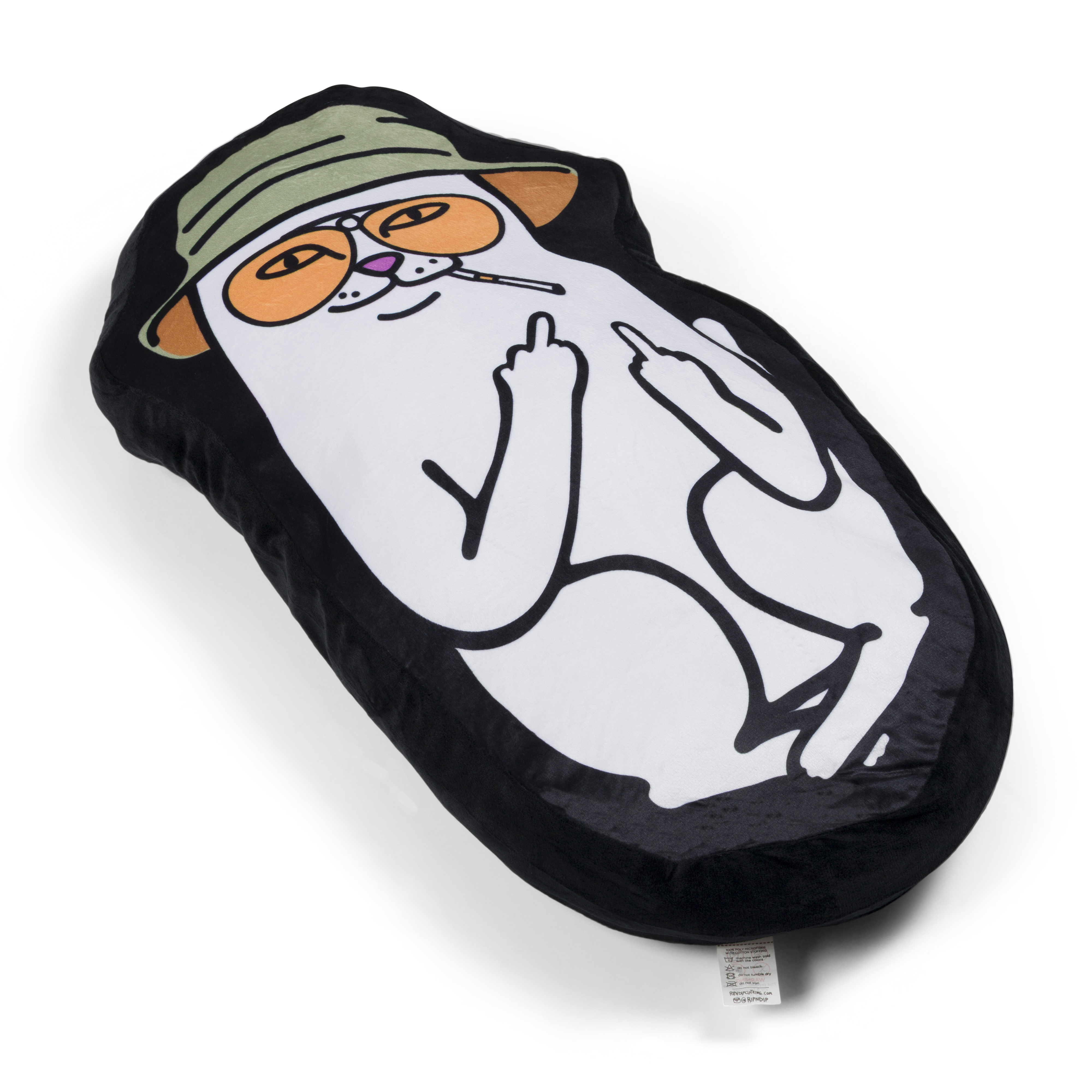 RIPNDIP Nermal S Thompson Pillow (Black)