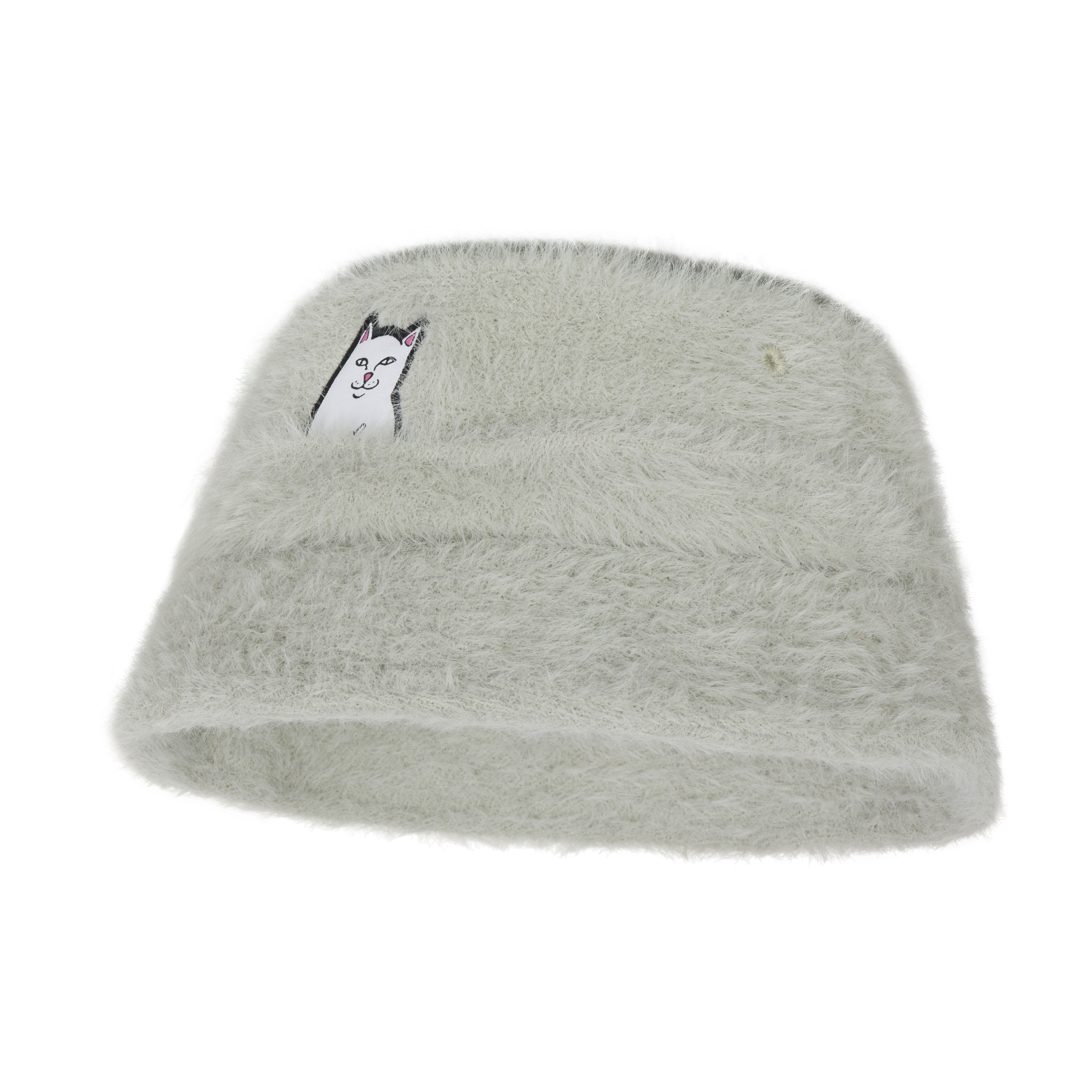 RIPNDIP Lord Nermal Sherpa Bucket Hat (Sage Grey)
