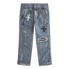 RIPNDIP Real Straight Leg Denim Pants (Light Wash)