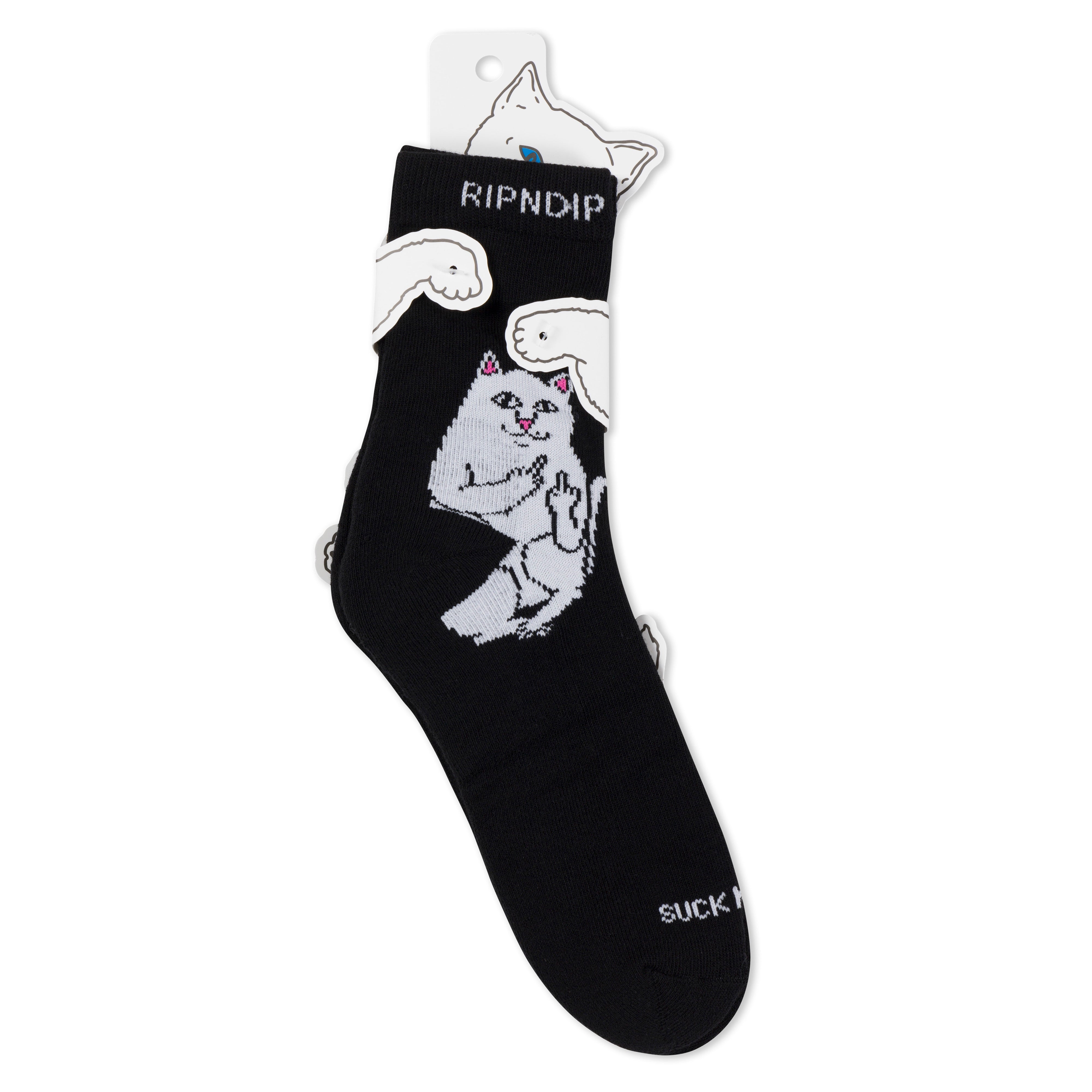 RIPNDIP Lord Nermal SMT Socks (Black)