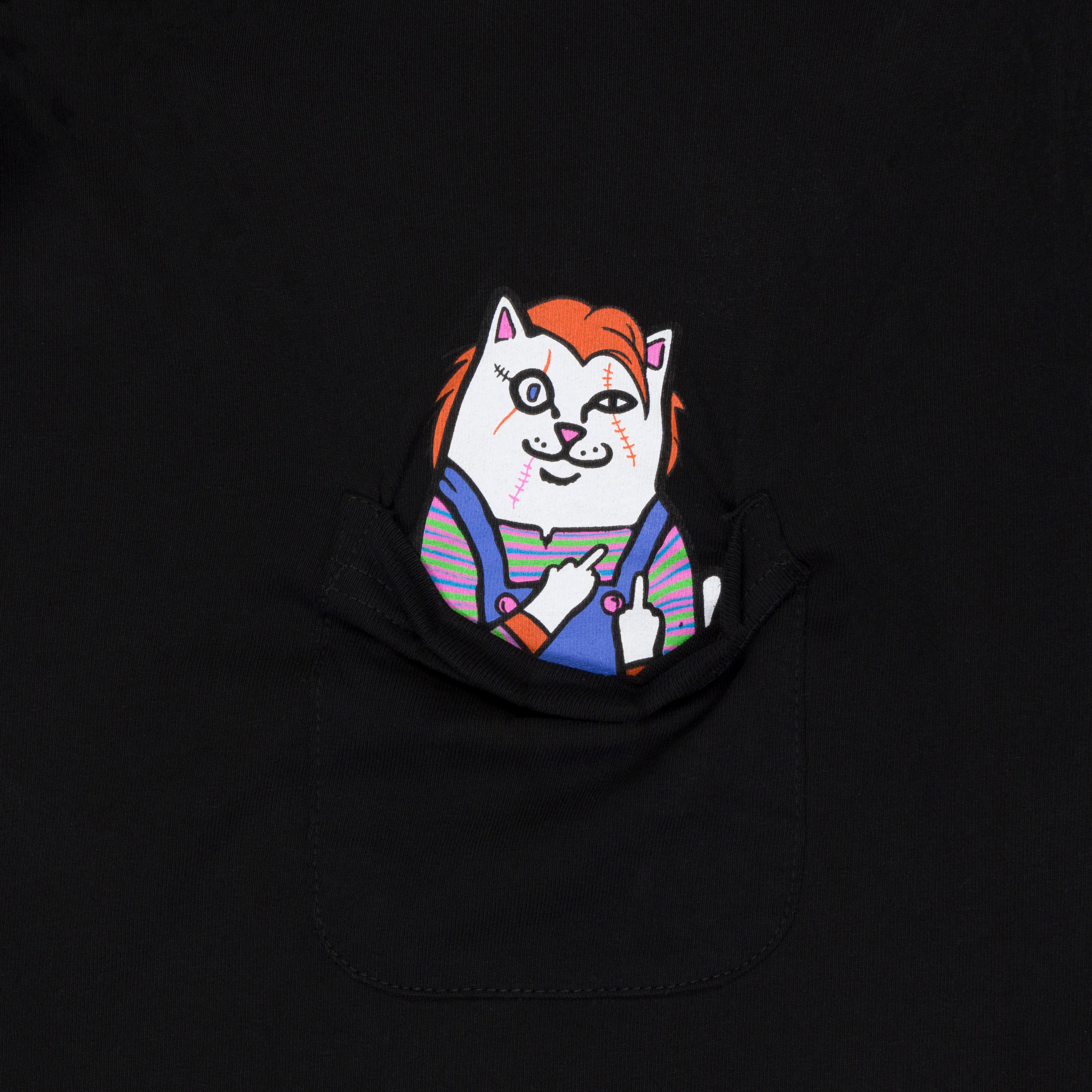 RIPNDIP Childs Play Lord Nermal Pocket Tee (Black)