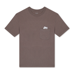 RIPNDIP Lord Nermal Pocket Tee (Tan Mineral Wash )