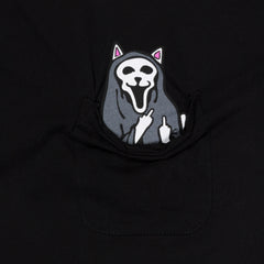 RIPNDIP Trick Or Treat Lord Nermal Pocket Tee (Black)