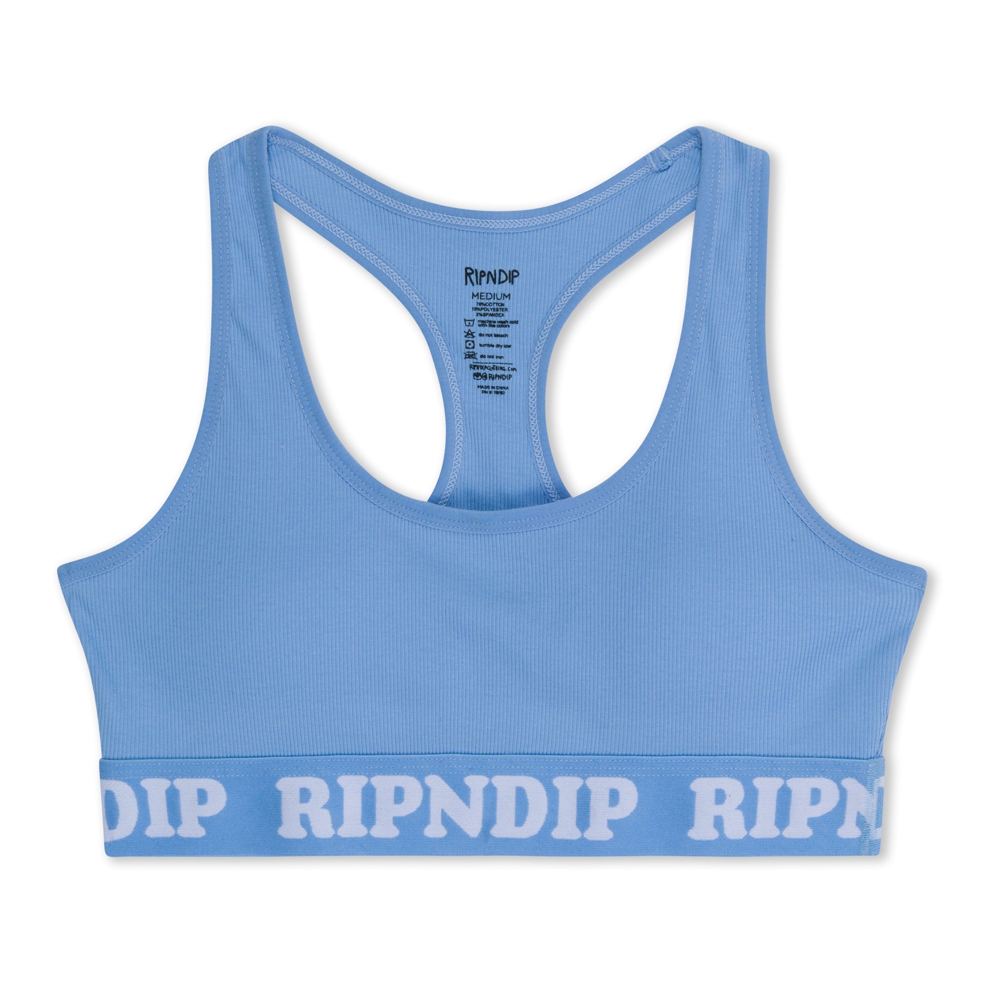 RIPNDIP Peeking Nermal Sports Bra (Light Blue)